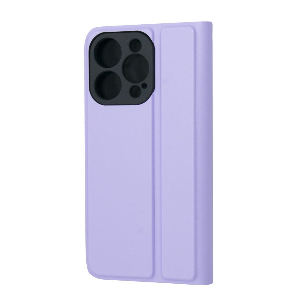 Книжка Shell Case для Iphone 14 Pro Max (Light purple)-1